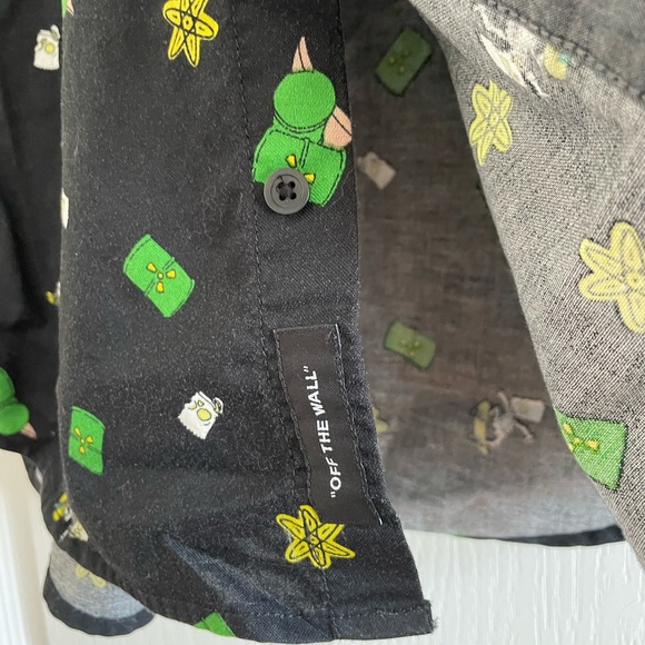 VANS Irish Youth XL Button Down Shirt - Picture 2 of 3